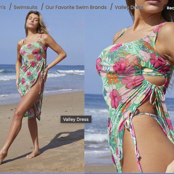 Dippin' Daisy's Valley Dress Mesh Beach Coverup Sz L - Picture 11 of 12